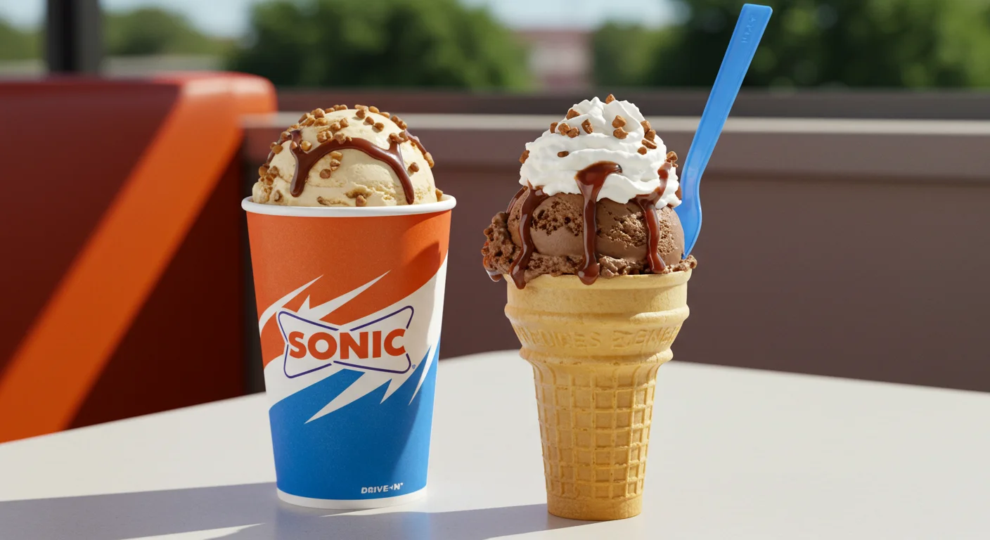 Sonic Ice Cream Menu