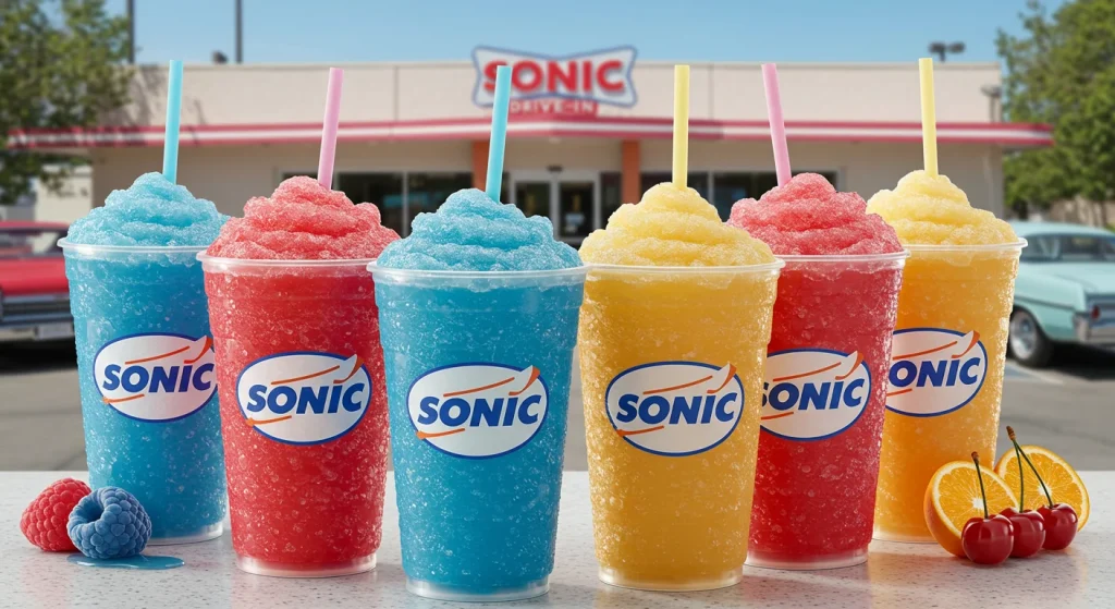 Sonic Slush Menu