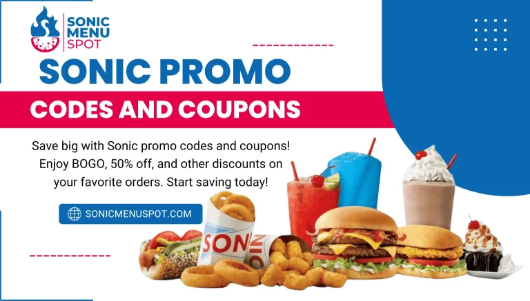 Sonic Promo Codes and Coupons