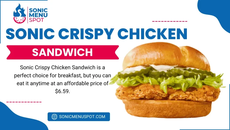 Sonic Crispy Chicken Sandwich