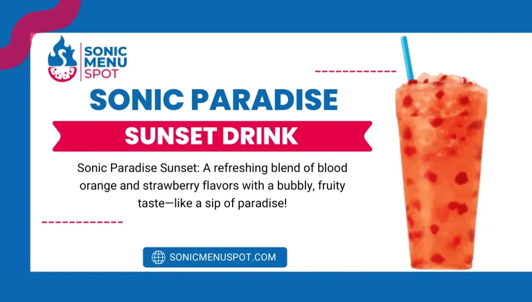 Sonic Paradise Sunset Drink