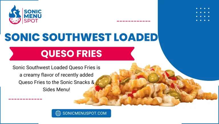 Sonic Southwest Loaded Queso Fries