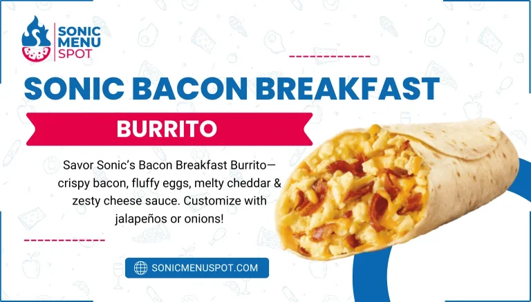 Sonic Bacon Breakfast Burrito