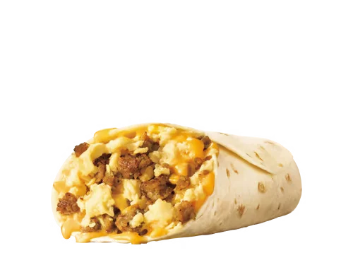 Jr. Sausage, Egg and Cheese Breakfast Burrito