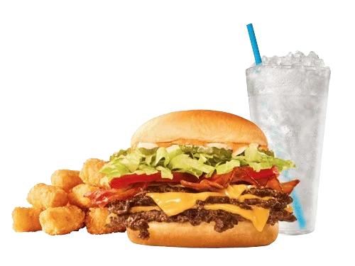 Bacon Deluxe Triple SONIC® Smasher Combo