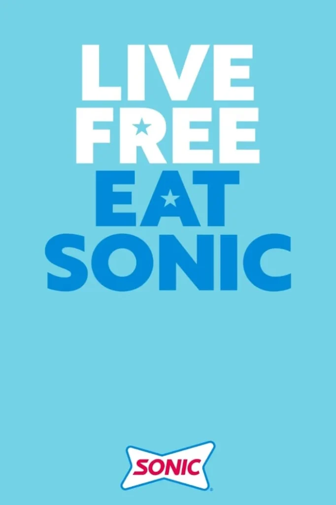 Sonic Drive In App Screenshot