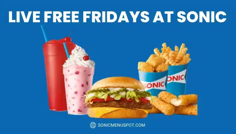 Sonic’s Launches Live Free Fridays: Weekly App Freebies & Drink Deals