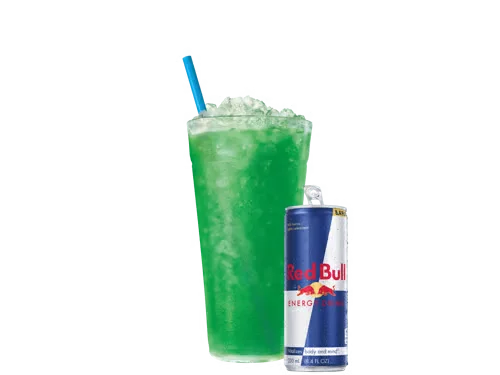 Sonic Twisted Lime Recharger with Red Bull