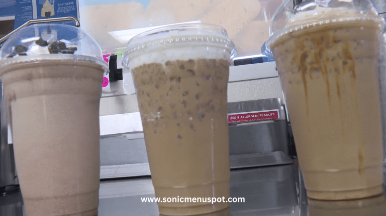 Sonic cold Coffee